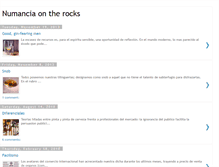 Tablet Screenshot of numanciaontherocks.blogspot.com