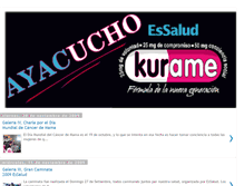 Tablet Screenshot of kurameayacucho.blogspot.com