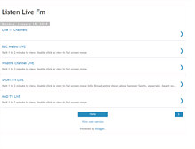Tablet Screenshot of listenlivefm.blogspot.com