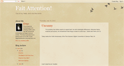 Desktop Screenshot of faitattention.blogspot.com