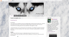 Desktop Screenshot of mushingkodi.blogspot.com