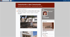 Desktop Screenshot of descomunicacion.blogspot.com