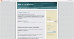 Desktop Screenshot of borntobewireless.blogspot.com