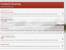 Tablet Screenshot of coolbert-bicycling.blogspot.com