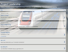 Tablet Screenshot of projectleading.blogspot.com