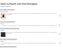 Tablet Screenshot of chefhennighan.blogspot.com