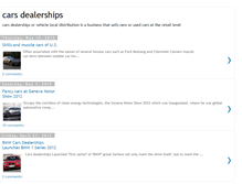 Tablet Screenshot of carsdealerships.blogspot.com