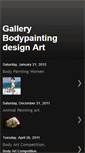 Mobile Screenshot of gallerybodypaintingdesignart.blogspot.com