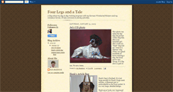 Desktop Screenshot of fourlegsandatale.blogspot.com