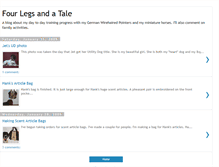 Tablet Screenshot of fourlegsandatale.blogspot.com