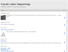 Tablet Screenshot of coyotelakes.blogspot.com