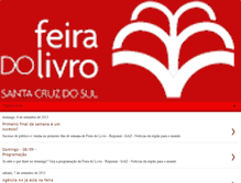 Tablet Screenshot of feiradolivrosantacruz.blogspot.com