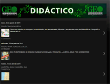 Tablet Screenshot of geoservicedidactico.blogspot.com