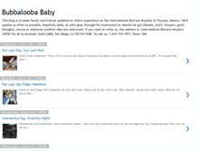 Tablet Screenshot of bubbaloobababy.blogspot.com