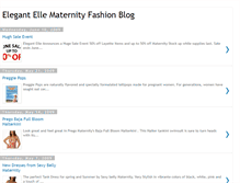 Tablet Screenshot of elegantellematernityfashionblog.blogspot.com