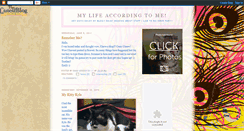 Desktop Screenshot of mylifeaccordingtoemily.blogspot.com