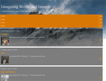 Tablet Screenshot of imaginingwords.blogspot.com