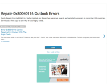 Tablet Screenshot of error-0x80040116.blogspot.com