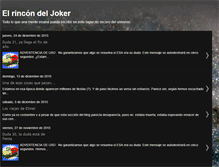 Tablet Screenshot of elrincondeljoker.blogspot.com