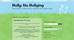 Desktop Screenshot of bullynobullying.blogspot.com