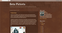 Desktop Screenshot of beta-pictoris.blogspot.com