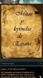 Mobile Screenshot of leyendasehistoriasdeespana.blogspot.com