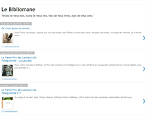 Tablet Screenshot of lebibliomane.blogspot.com
