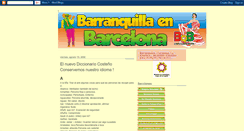 Desktop Screenshot of barranquillaenbarcelona4.blogspot.com