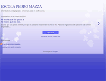 Tablet Screenshot of escolapedromazza.blogspot.com