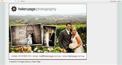 Desktop Screenshot of helenpagephotography.blogspot.com