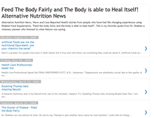 Tablet Screenshot of feedthebodyfairly.blogspot.com