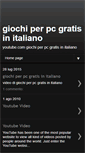 Mobile Screenshot of giochiperpcgratisinitaliano.blogspot.com