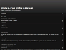 Tablet Screenshot of giochiperpcgratisinitaliano.blogspot.com