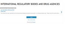 Tablet Screenshot of internationalregulatory.blogspot.com