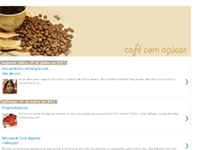 Tablet Screenshot of cafe-com-acucar.blogspot.com