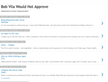 Tablet Screenshot of bobvilawouldnotapprove.blogspot.com