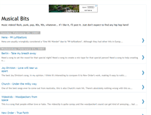 Tablet Screenshot of musicalbits.blogspot.com