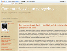 Tablet Screenshot of caminosantiago-guillermo.blogspot.com