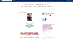 Desktop Screenshot of elblogdeantoniavidal.blogspot.com