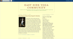 Desktop Screenshot of eastsideyoga.blogspot.com