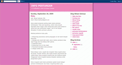 Desktop Screenshot of informasipertanian.blogspot.com