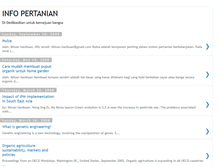 Tablet Screenshot of informasipertanian.blogspot.com