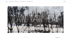 Desktop Screenshot of beatingrabbitheart.blogspot.com