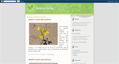 Desktop Screenshot of ddesiertoflorido.blogspot.com