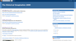 Desktop Screenshot of historicalimagination2009.blogspot.com