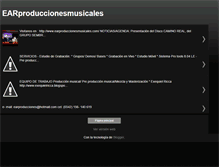 Tablet Screenshot of earproduccionesmusicales.blogspot.com