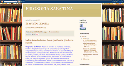 Desktop Screenshot of filosofiasabatina.blogspot.com