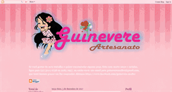 Desktop Screenshot of guinevereartesanato.blogspot.com