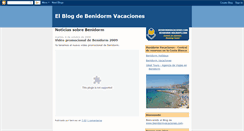 Desktop Screenshot of benidorm-vacaciones.blogspot.com
