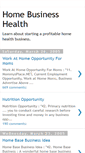 Mobile Screenshot of healthhomebusiness.blogspot.com